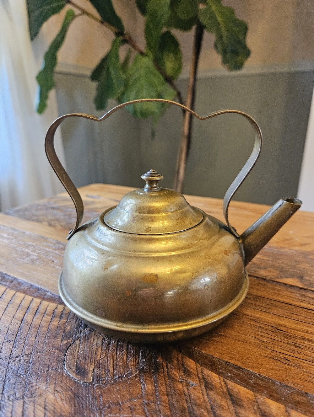 Vintage Brass Teapot